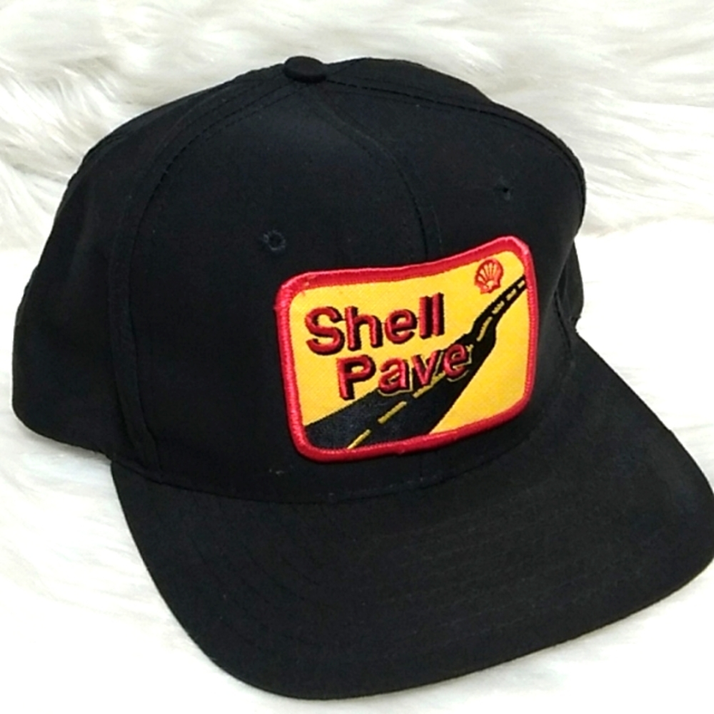 SALE! RARE! NWOT Shell Pave Designer Award Headwear Snap Back Vtg Hat Signature